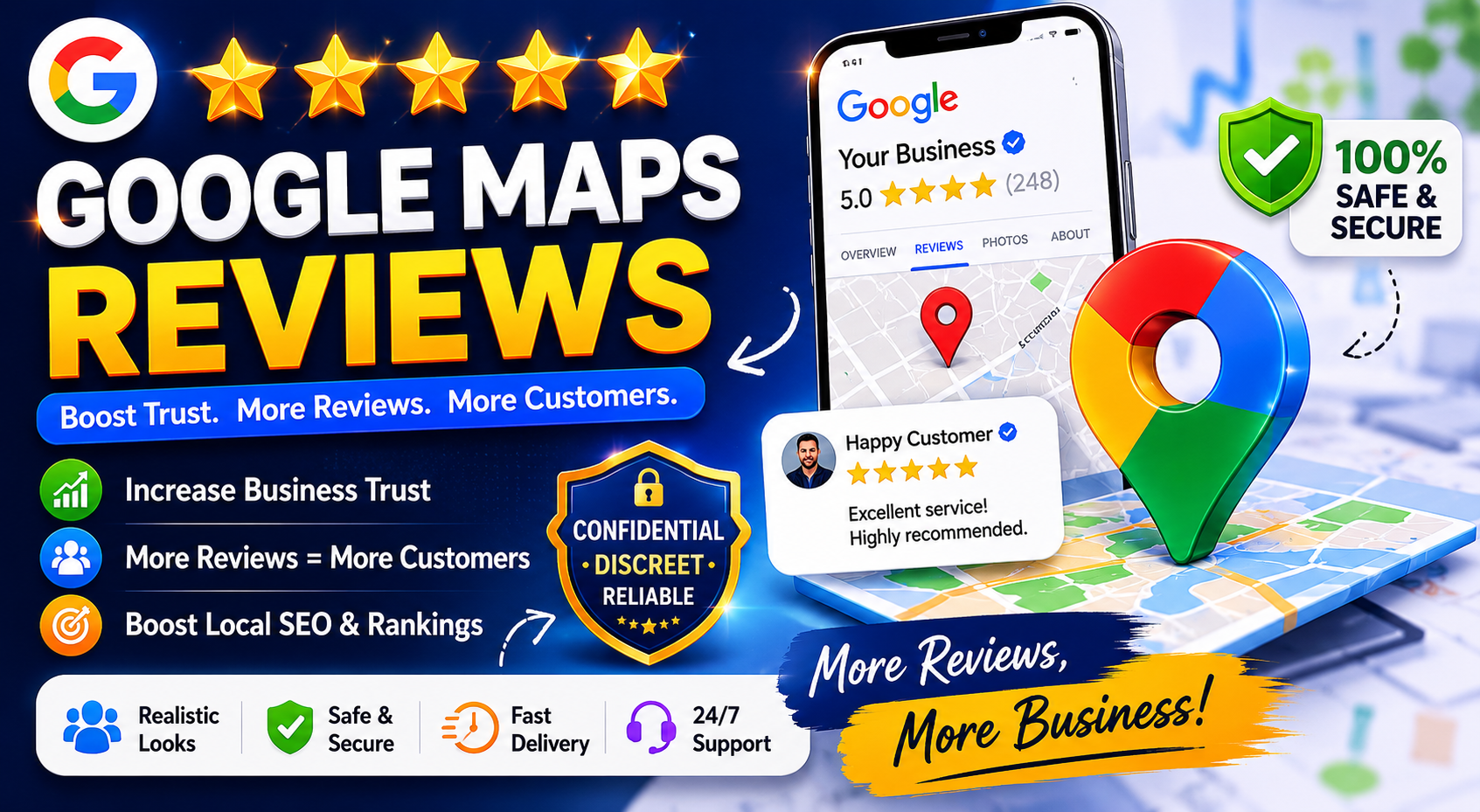 Google Map Reviews Growth Service